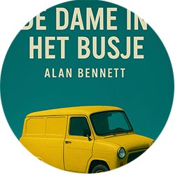 De dame in het busje